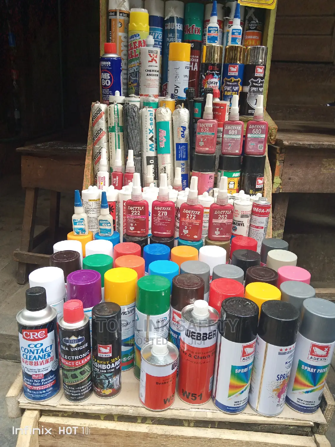 Any Type Of Spray Paint Gum