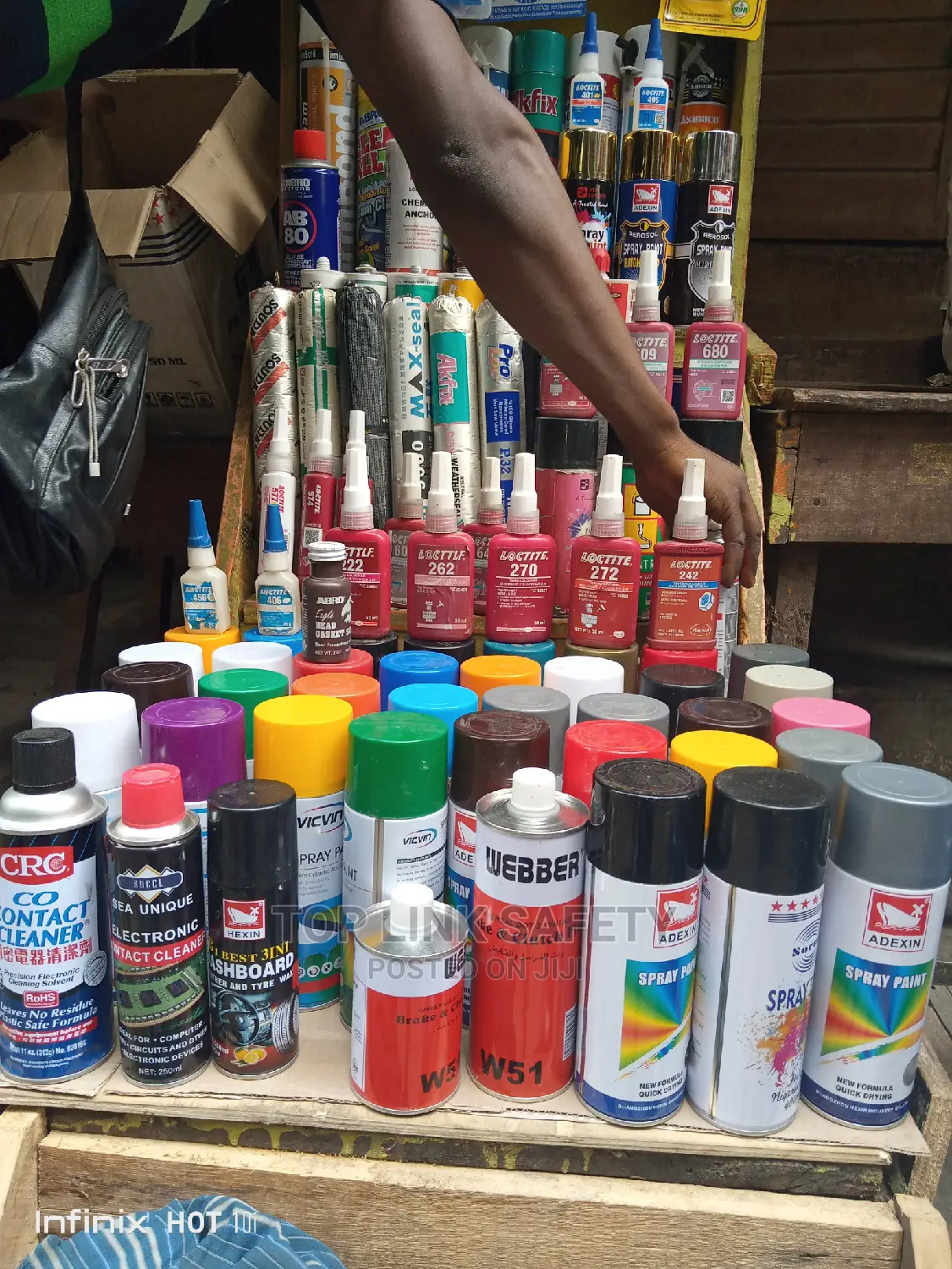 Any Type Of Spray Paint Gum