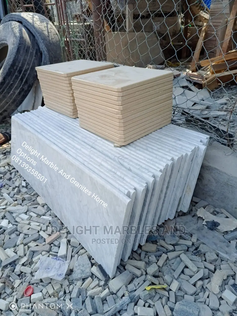 Best Finish White Carrara Staircase Marble
