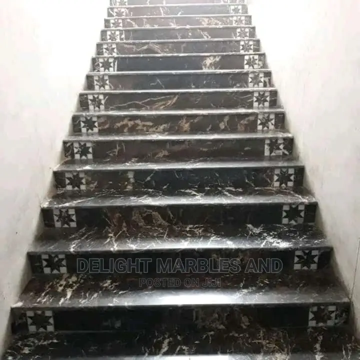 Palatine Black White Staircase