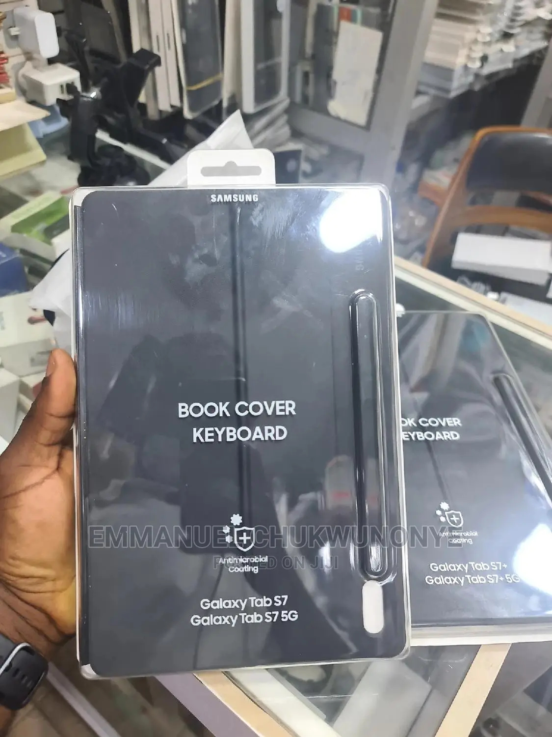 New Samsung Galaxy Tab S7 Bookcover Keyboard Case