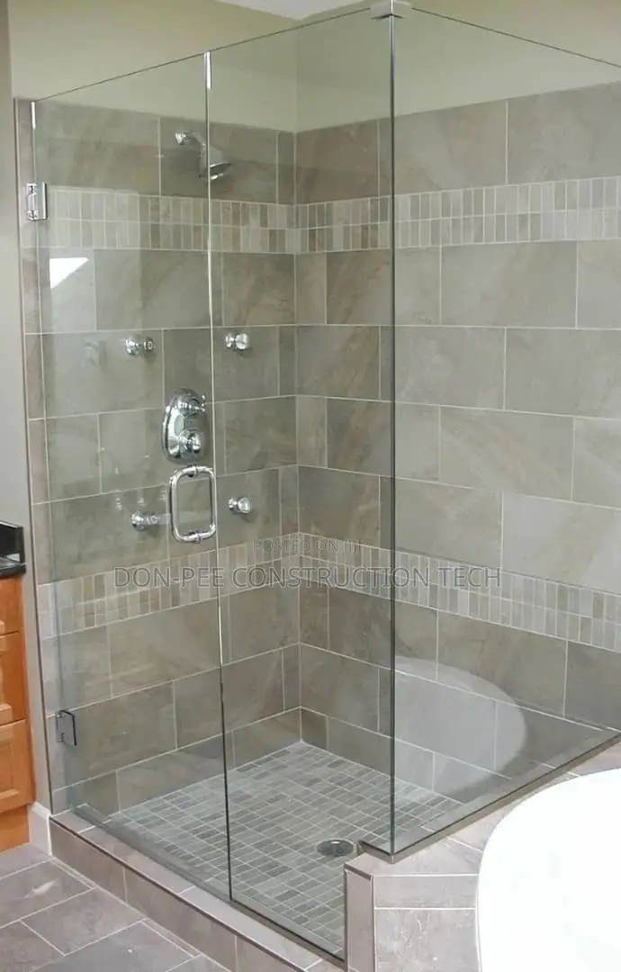 Shower Cubicle Tampered Glass