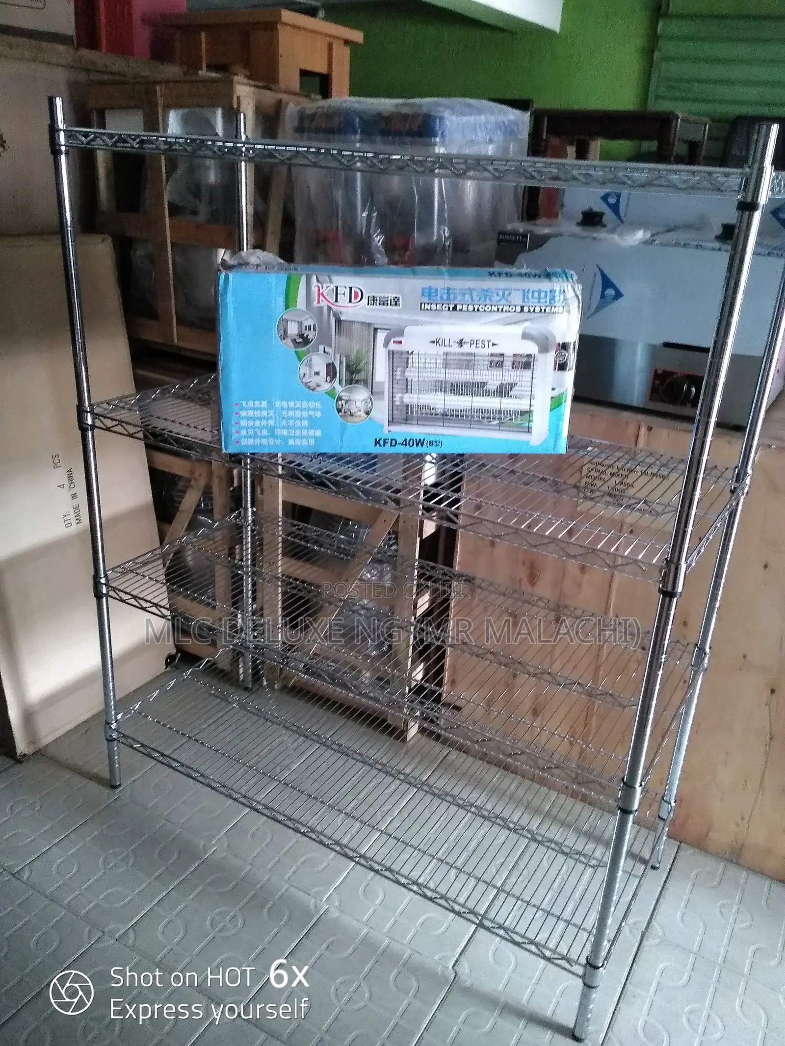Stainless Steel Shelves/Wire Shelf (Cooling Hot Bread) 4,5ft