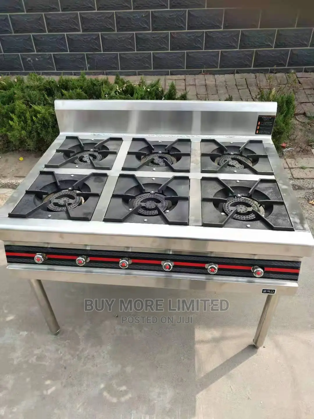 6 Burner Industrial Gas Cooker