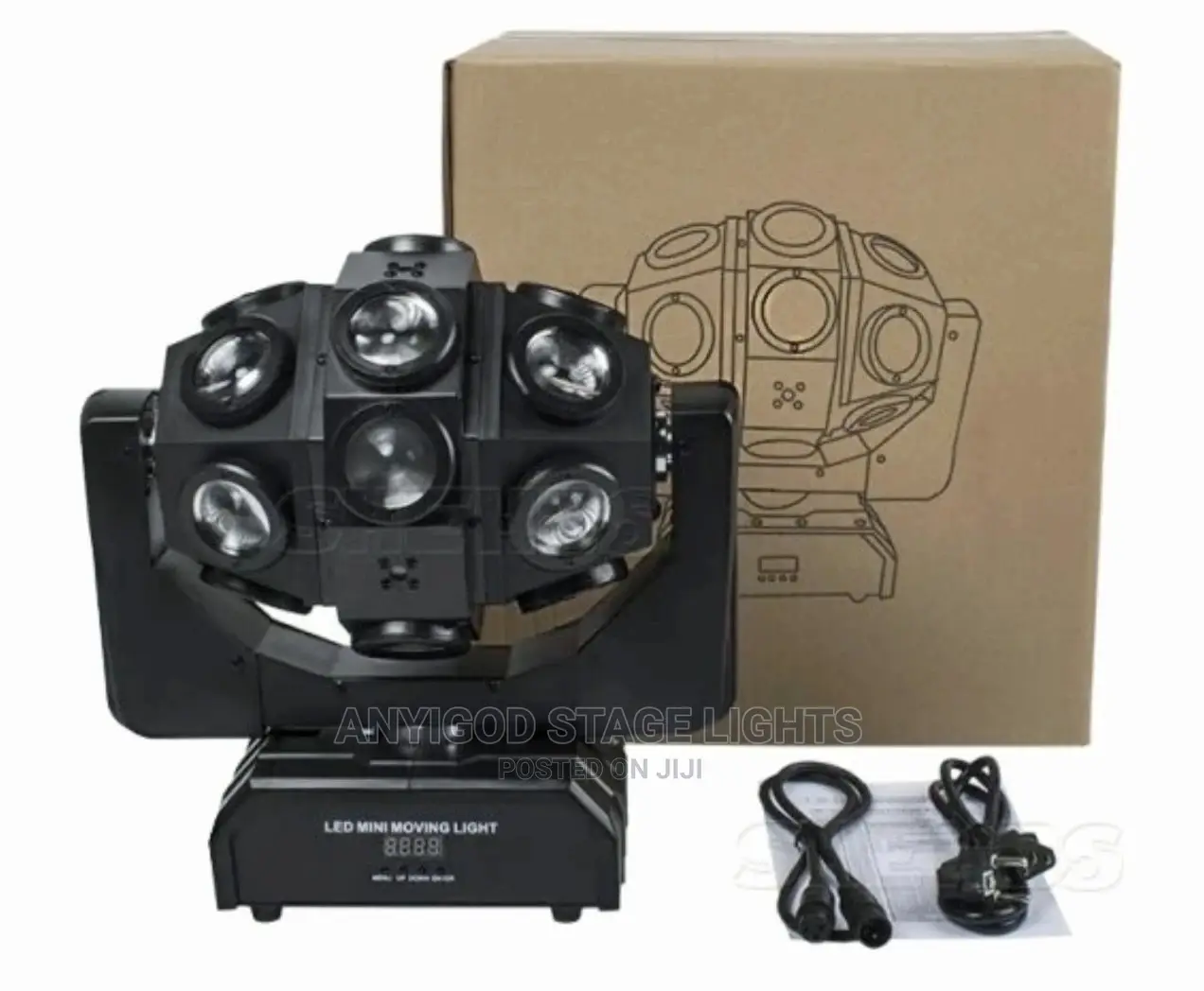 High Quality 18 Eye Moving Head Light With Lasser