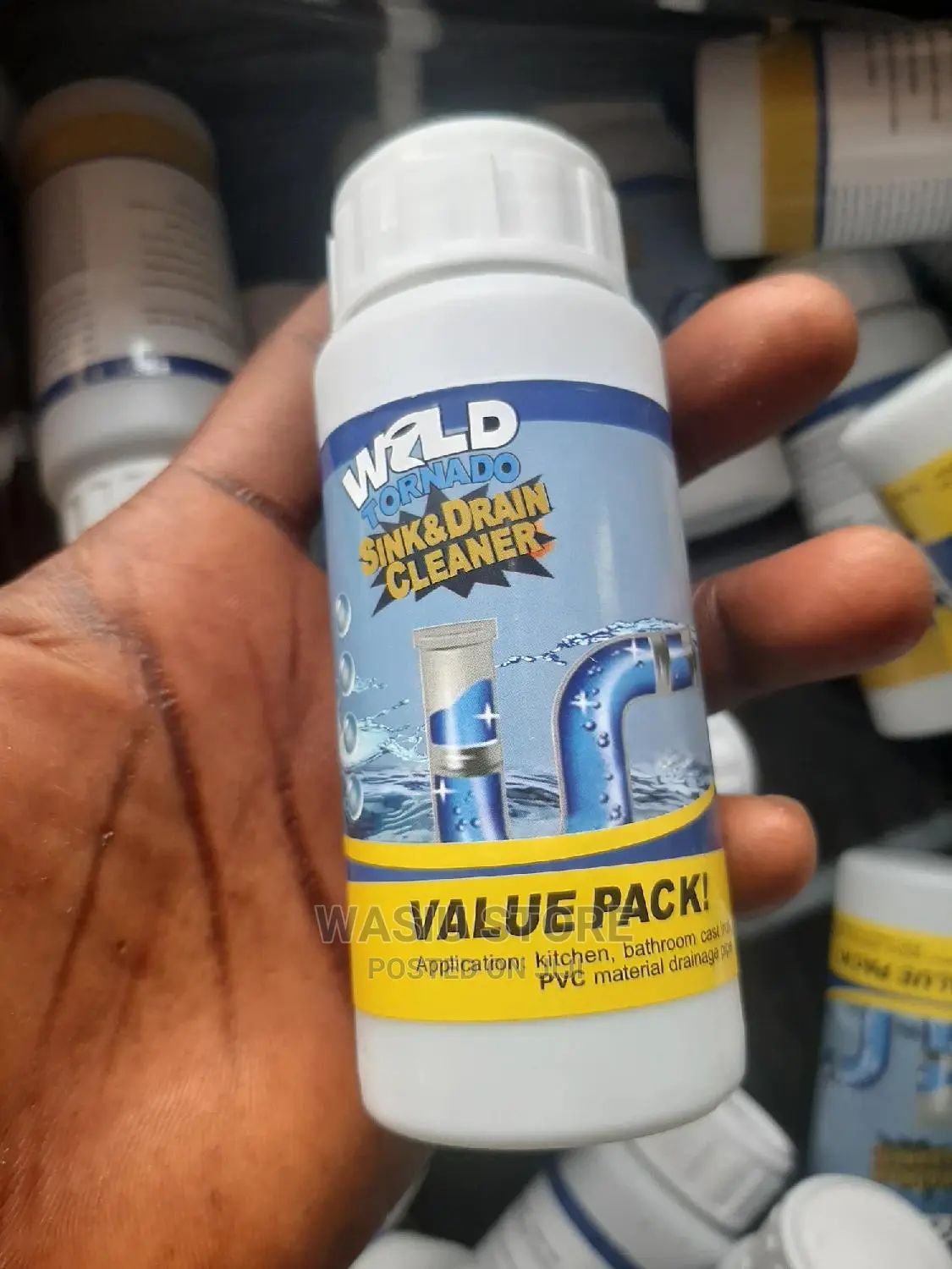 Wild Tornado Sink Drain Cleaner/Clog Remover