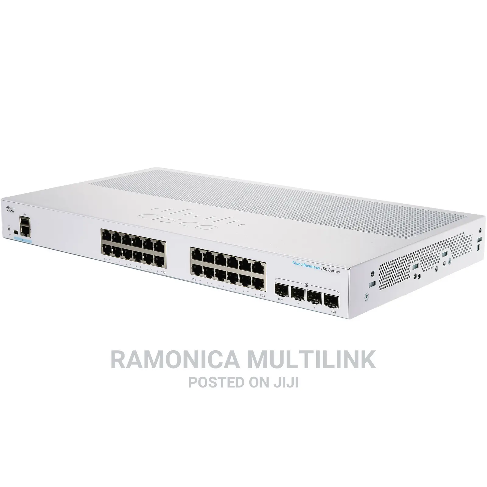 Cisco CBS350-24P-4X 24-Port Gigabit Poe+ Managed Switch