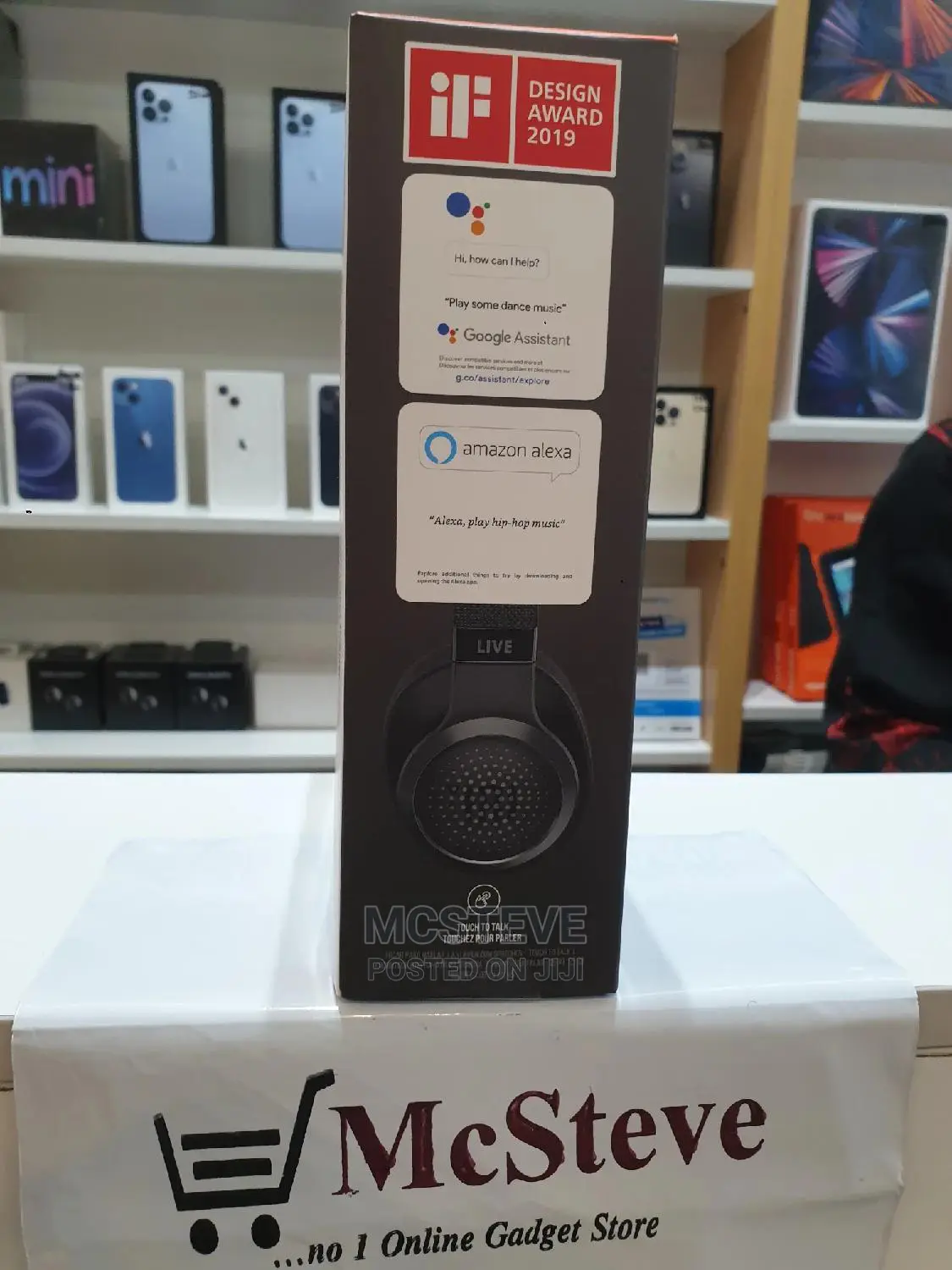 JBL Live 500BT Wireless Over-Ear Headphones