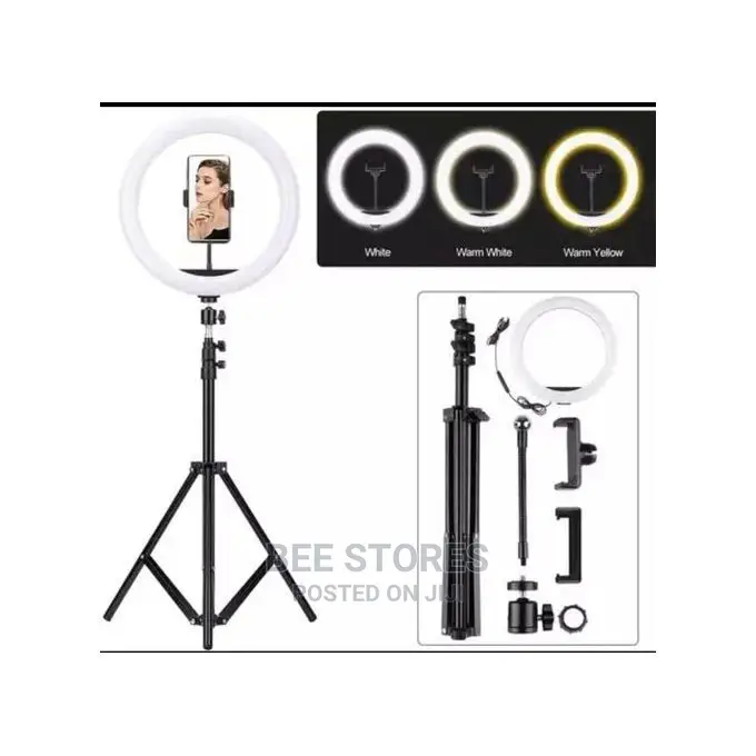 10' Led Ring Light With Tripod Stand