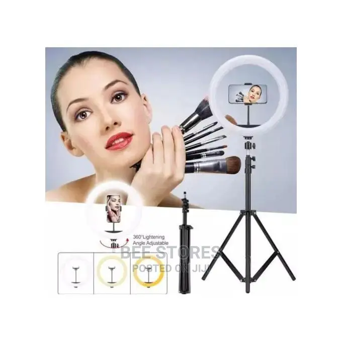 10' Led Ring Light With Tripod Stand