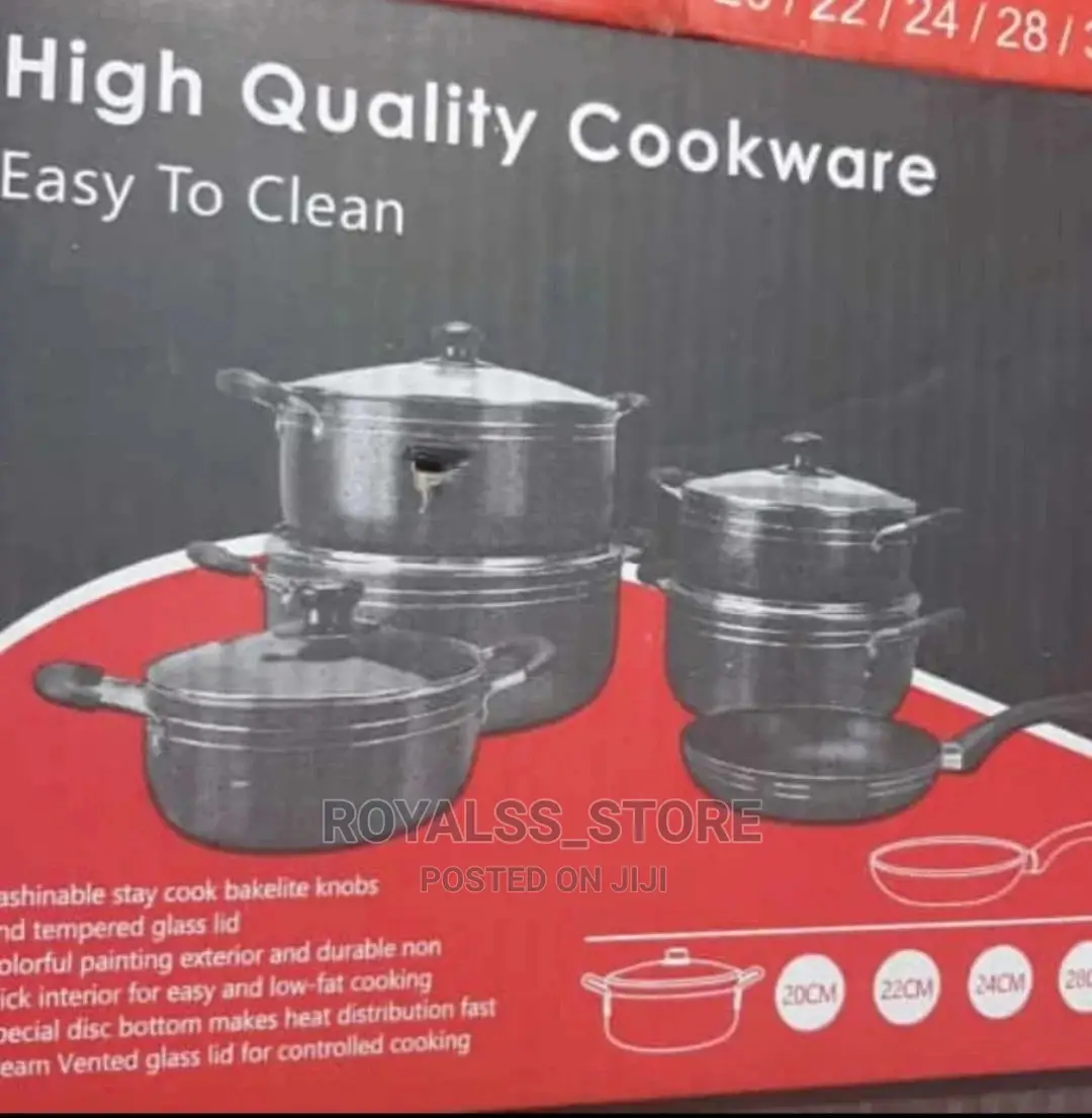 6 Sets of High Quality Cookware Nonstick Pot