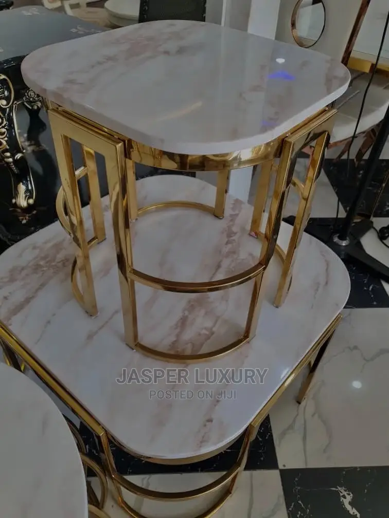 Center Table and Side Stools