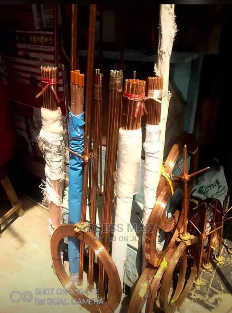 Earthing Material Equipment Thunder Arrestor . Copper Tape.