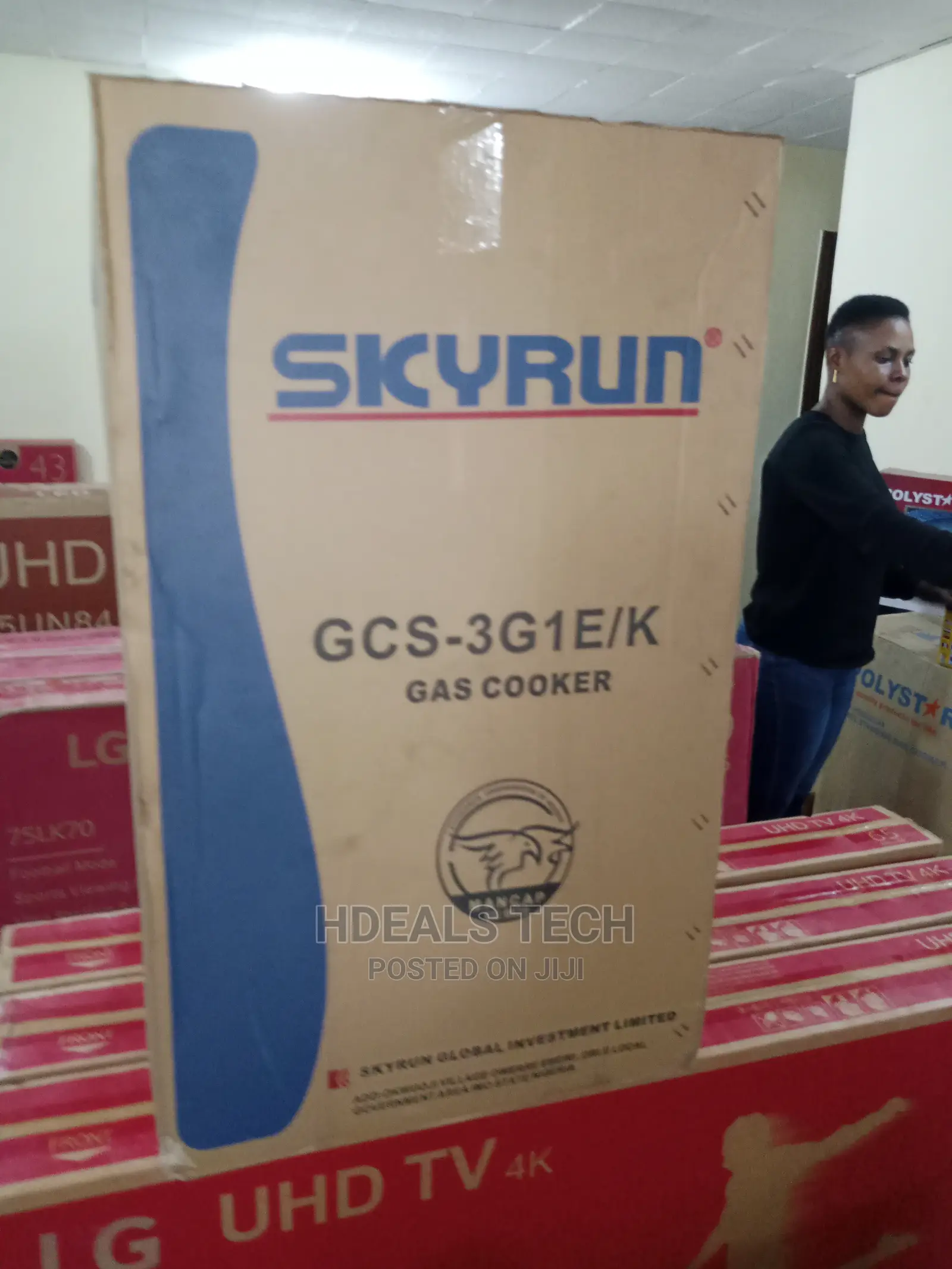 Skyrun 1electric 3gas Auto Ignition Brass Burner Cap Cooker