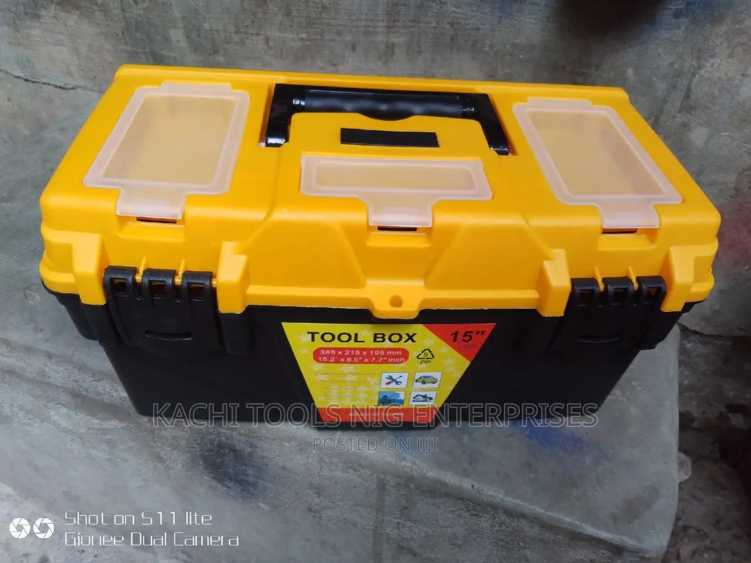 15" Plastic Tools Box