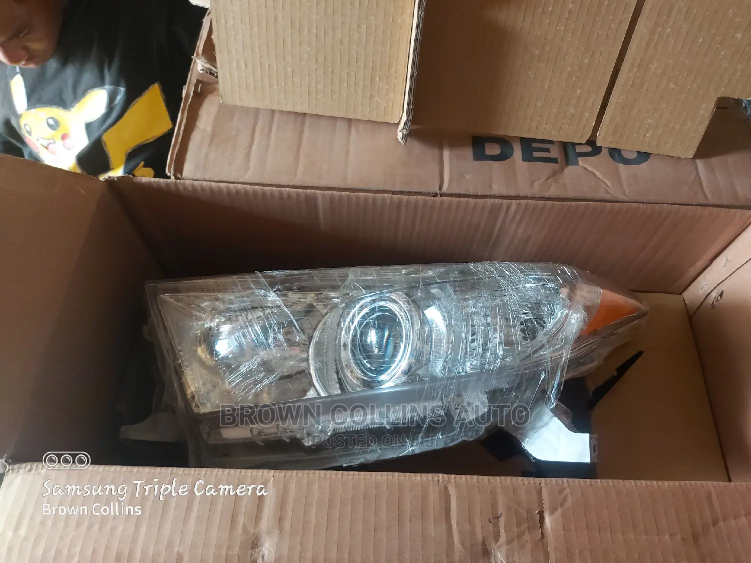 Headlamp Highlander 2011-2013 Depo