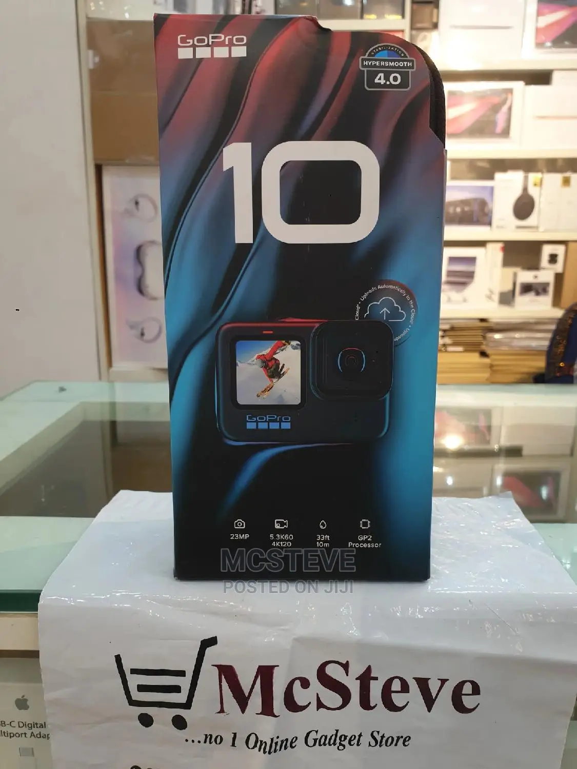 Gopro HERO 10 Black – Waterproof Action Camera With Front