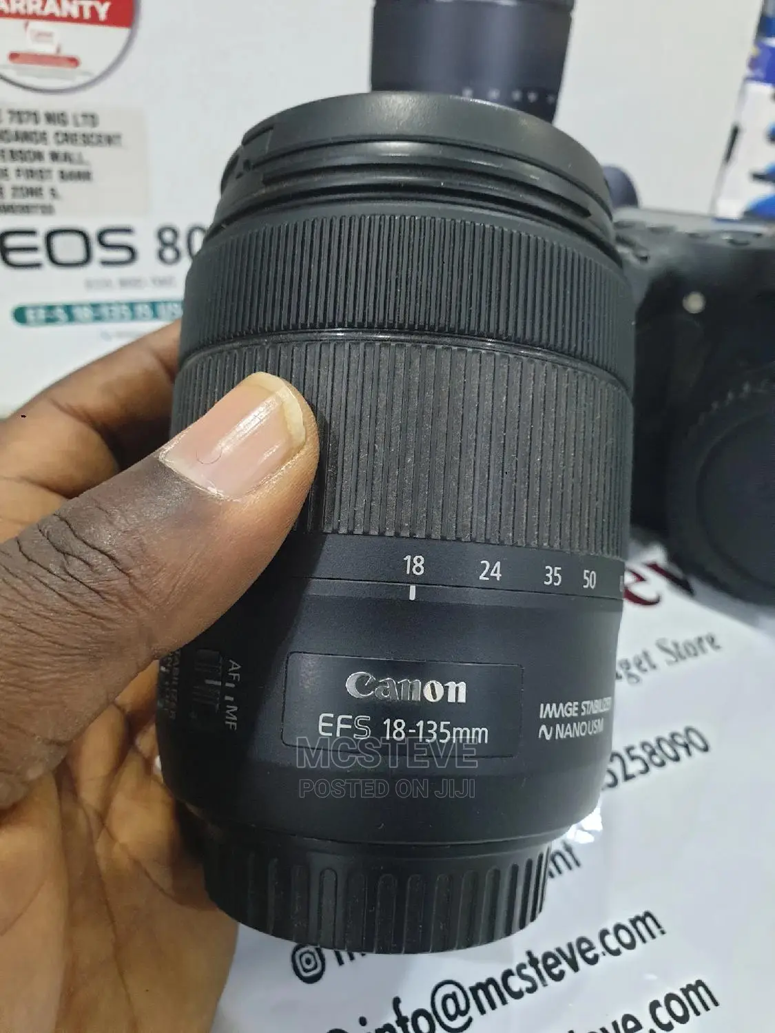 Canon EOS 80D DSLR Professional Camera With 18 - 135mm Lens
