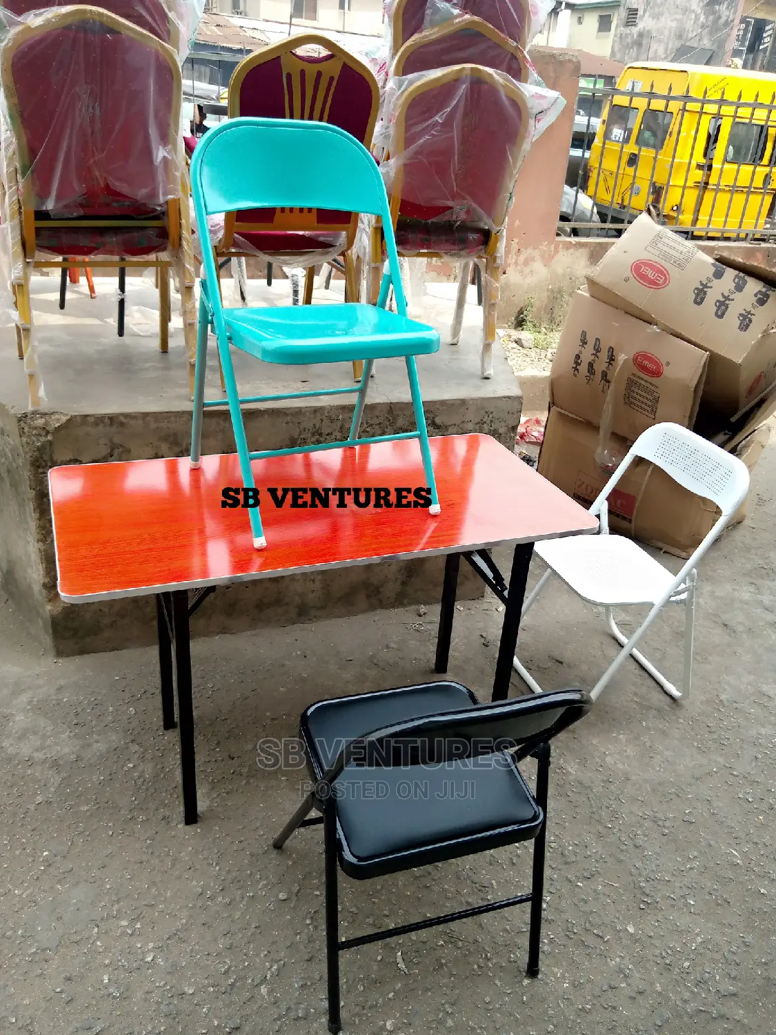 Foldable Table and Chairs