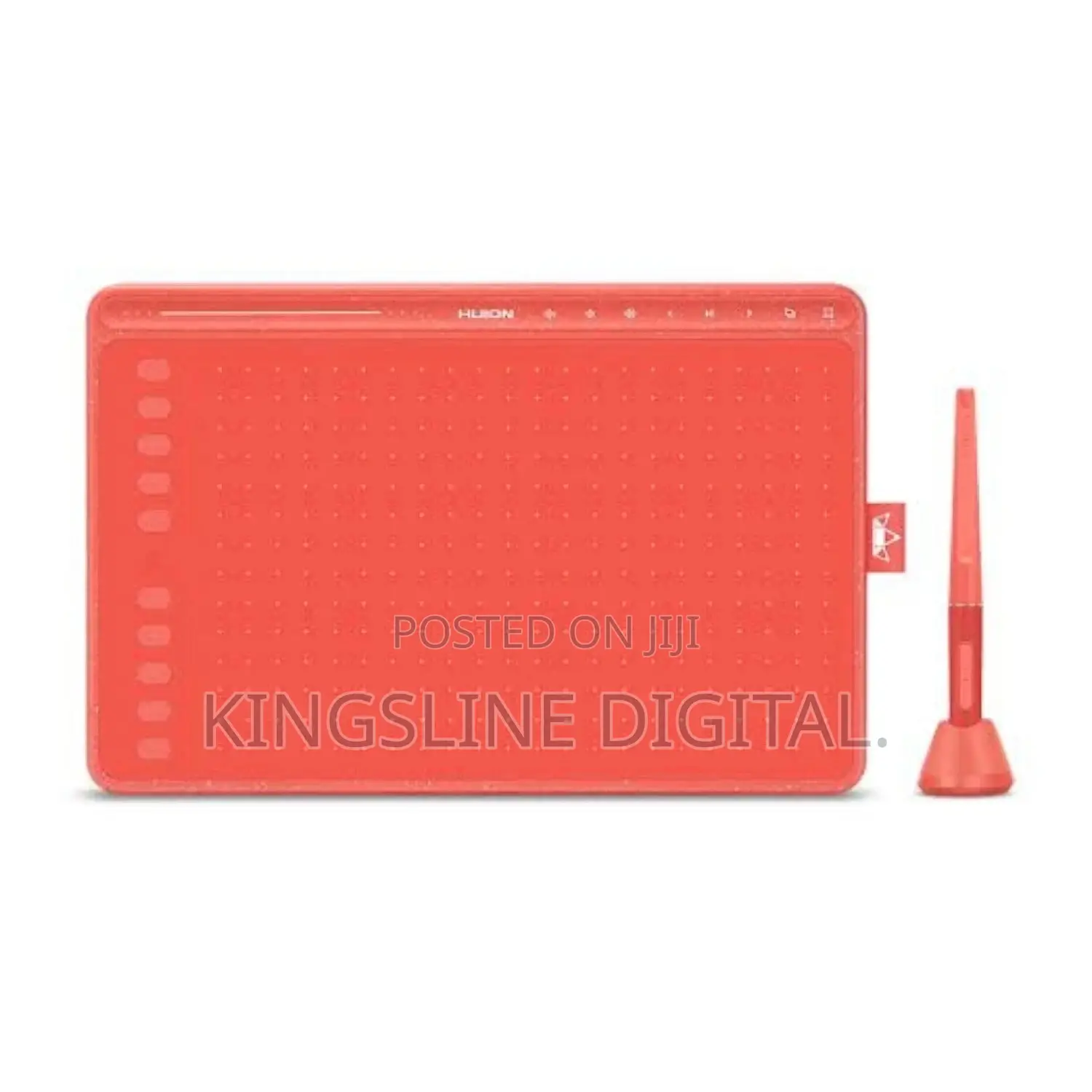 HUION HS611 Red Graphics Drawing Tablet Android Support