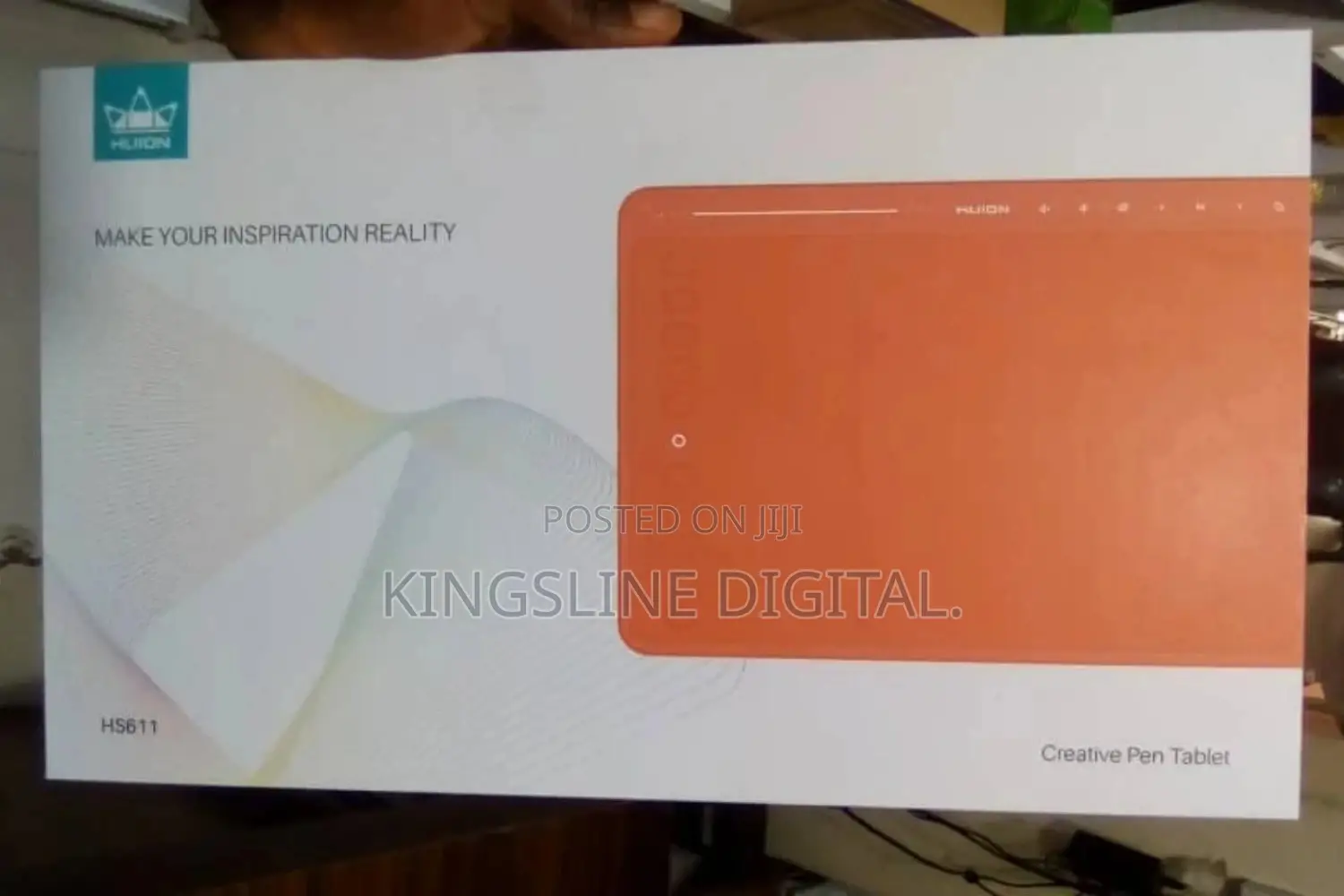HUION HS611 Red Graphics Drawing Tablet Android Support