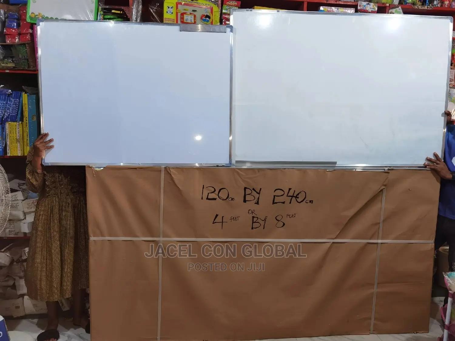 4 Feet by 8 Feet Fully Magnetic Whiteboard