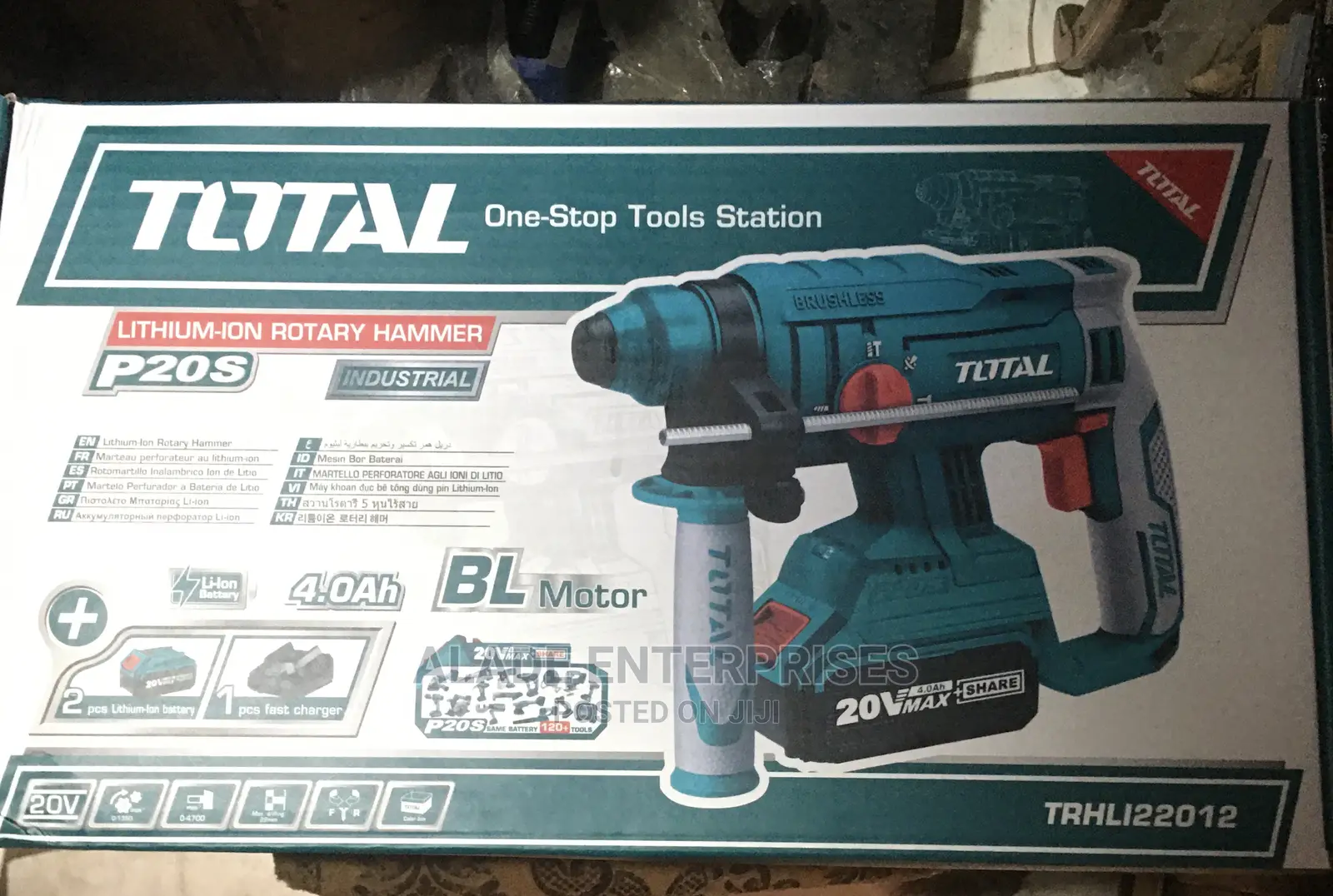 Total Lithium Ion Rotary Hammer With 4.0ah Battery