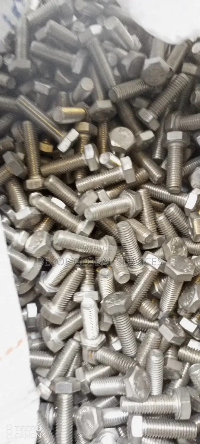 8mm X 25 ( 1" ) Stainless Steel Bolts and Nuts