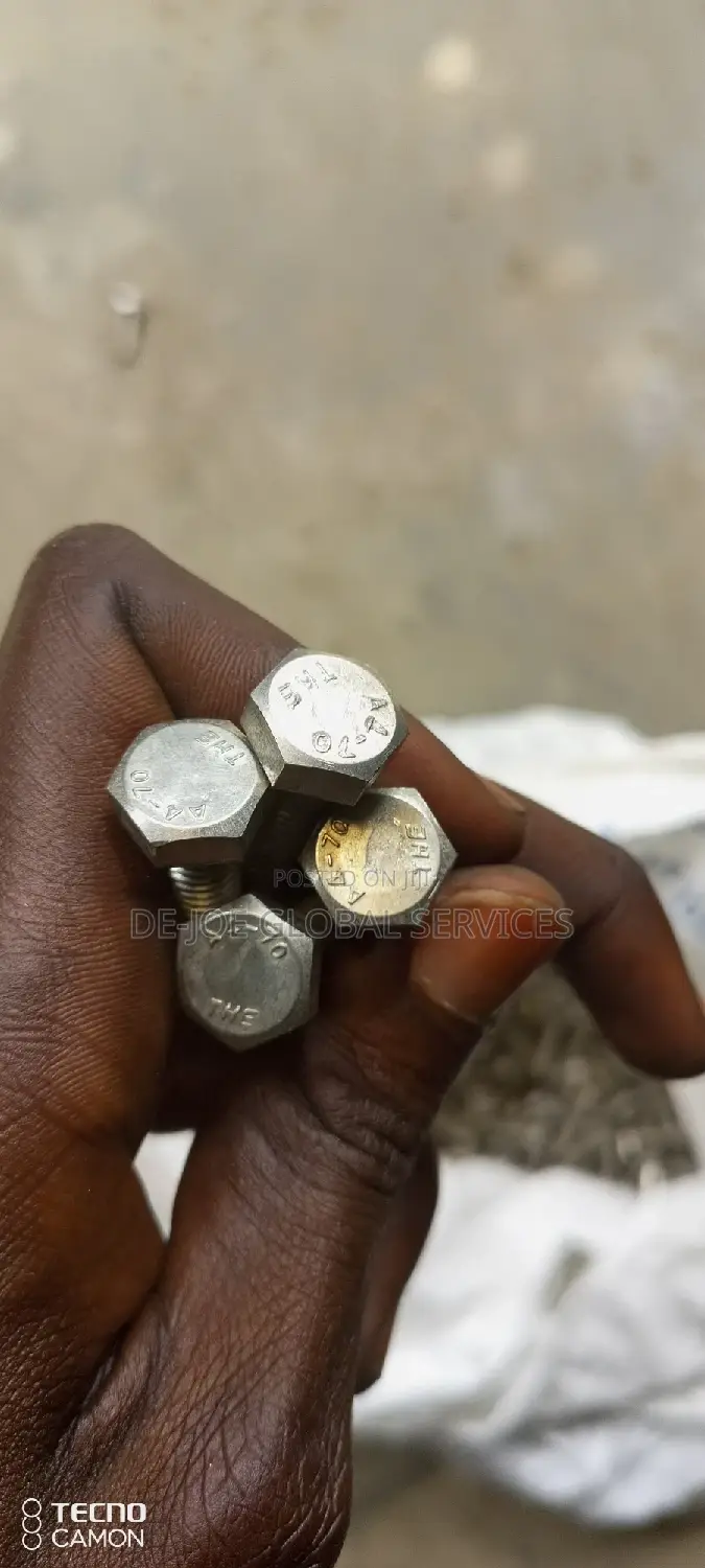 8mm X 25 ( 1" ) Stainless Steel Bolts and Nuts