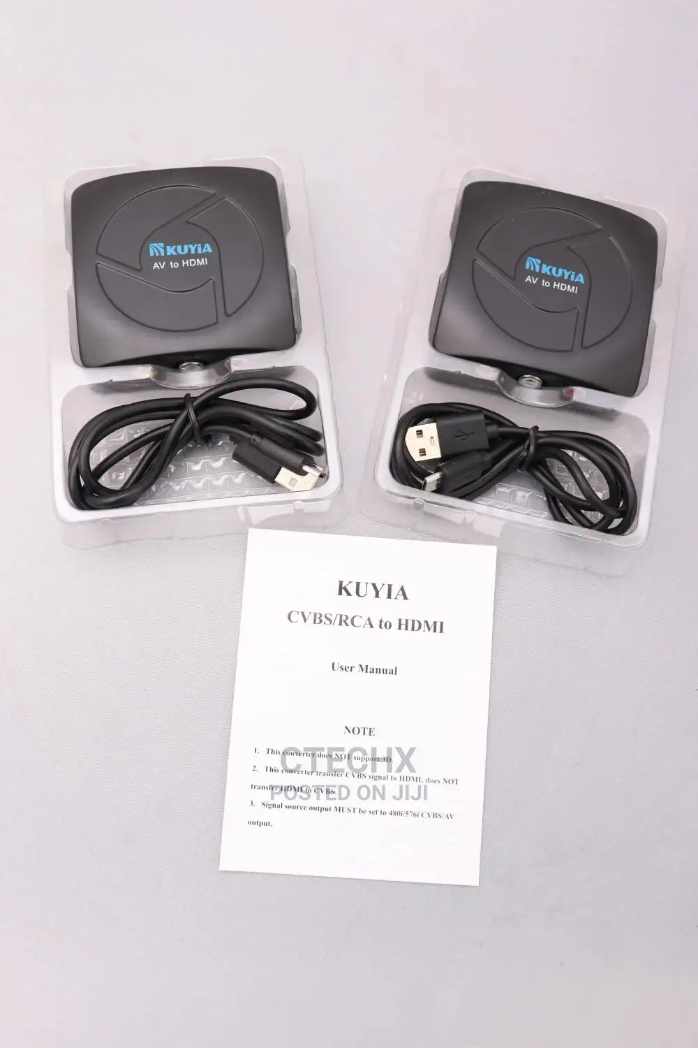 Kuyia AV to HDMI Rca Composite 1080P Converter