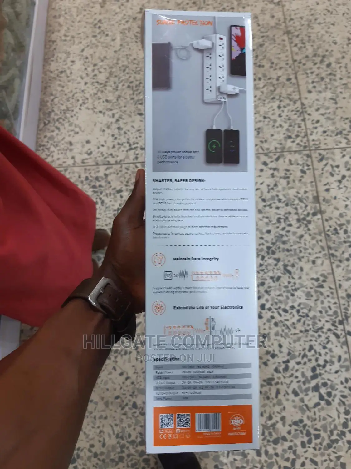 Ldnio Sc10610 2500w 10 Sockets + 4 Usb Ports, 1 Type-C