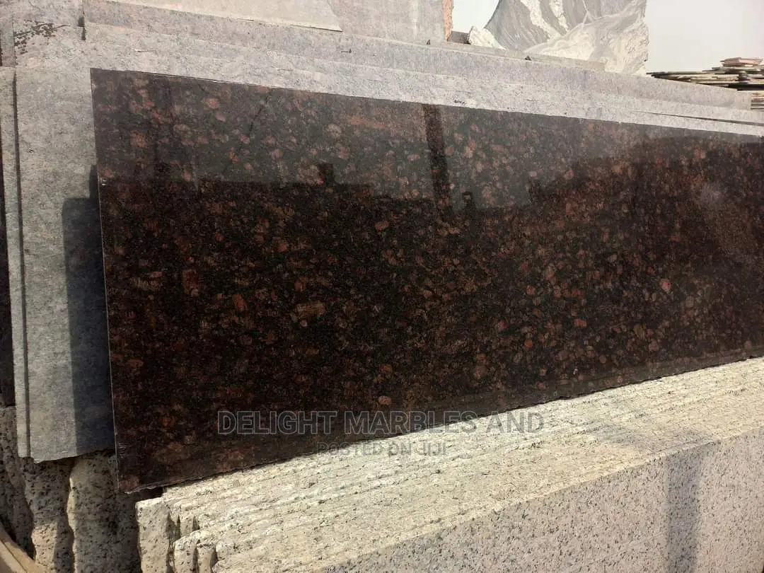 Quality Tan Brown Glazed Granites Floor Slabs.
