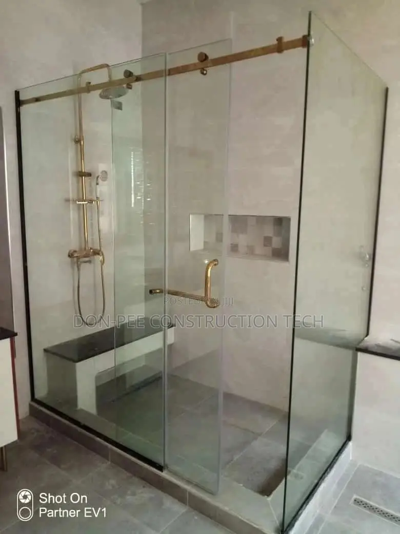 White Glass Shower Cubicle