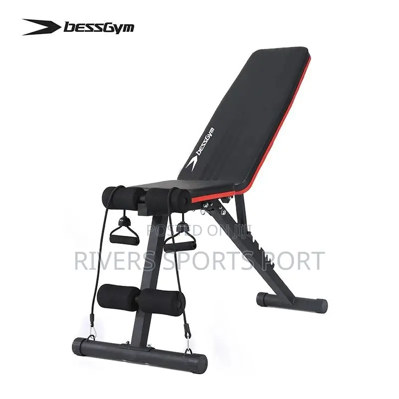 Foldable Multifunctional Adjustable Dumbbell Weight Bench