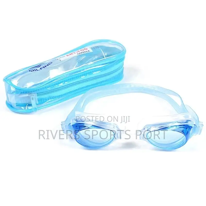 ANTIFOG Waterproof Swimming Goggles With Bag and Earplugs