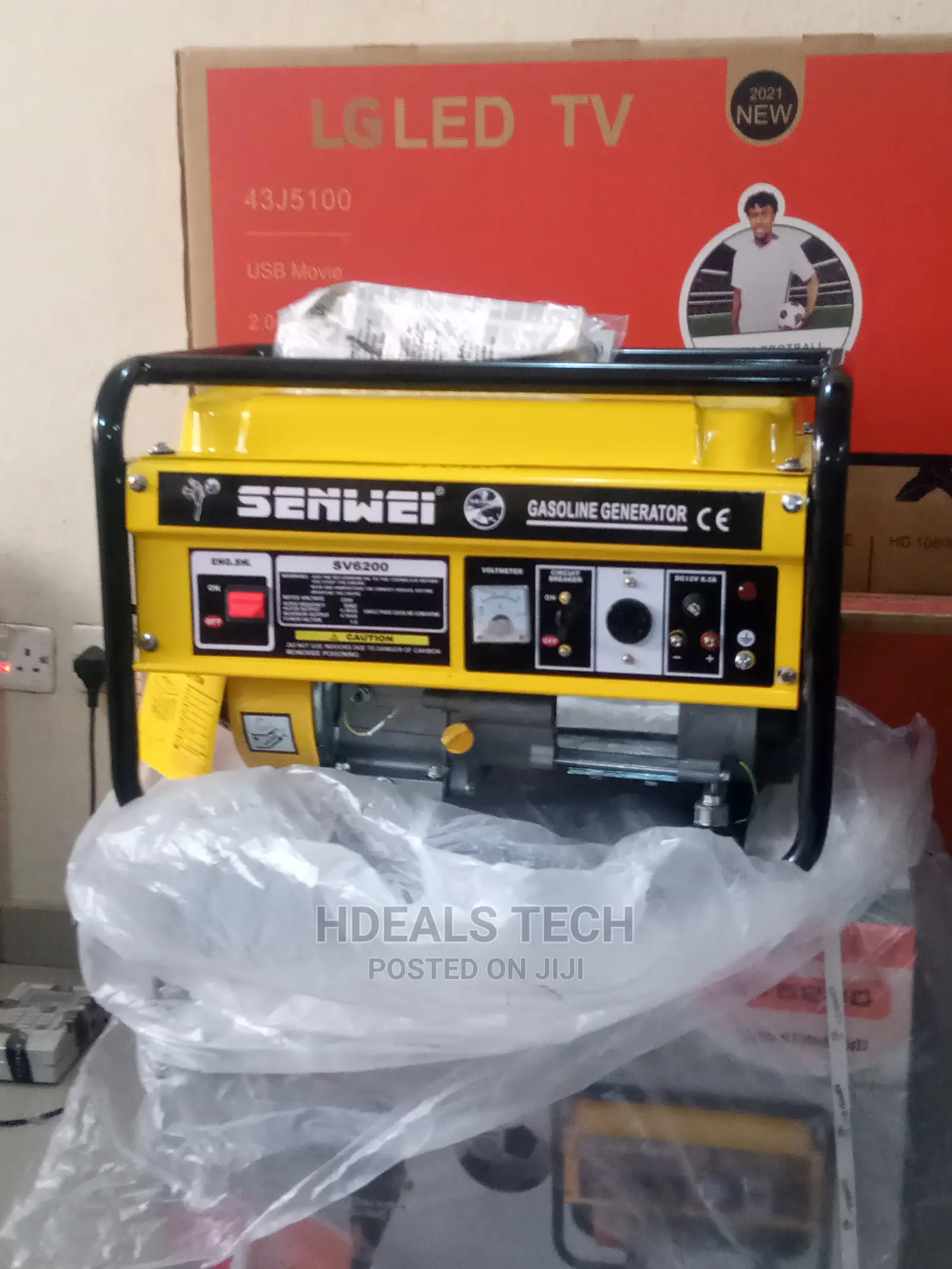 Senwei Generator Sv6200 4.5kva Manual Start Generator