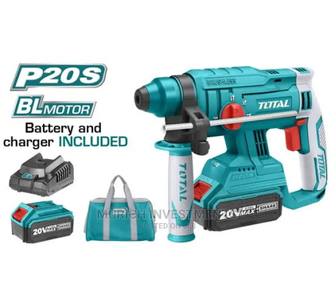 TOTAL Lithium-Ion Rotary Hammer 20V (TRHLI22012)