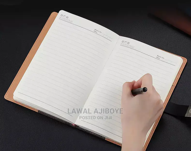 1pcs Creative Magnetic Note Book Diary 2021 Leather Notebook