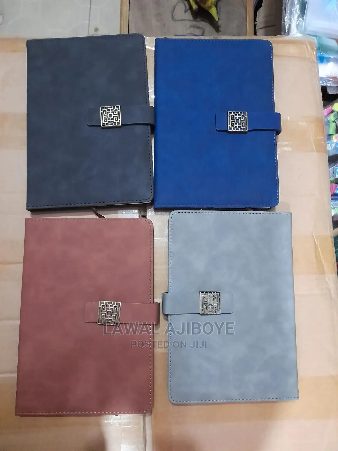 1pcs Creative Magnetic Note Book Diary 2021 Leather Notebook