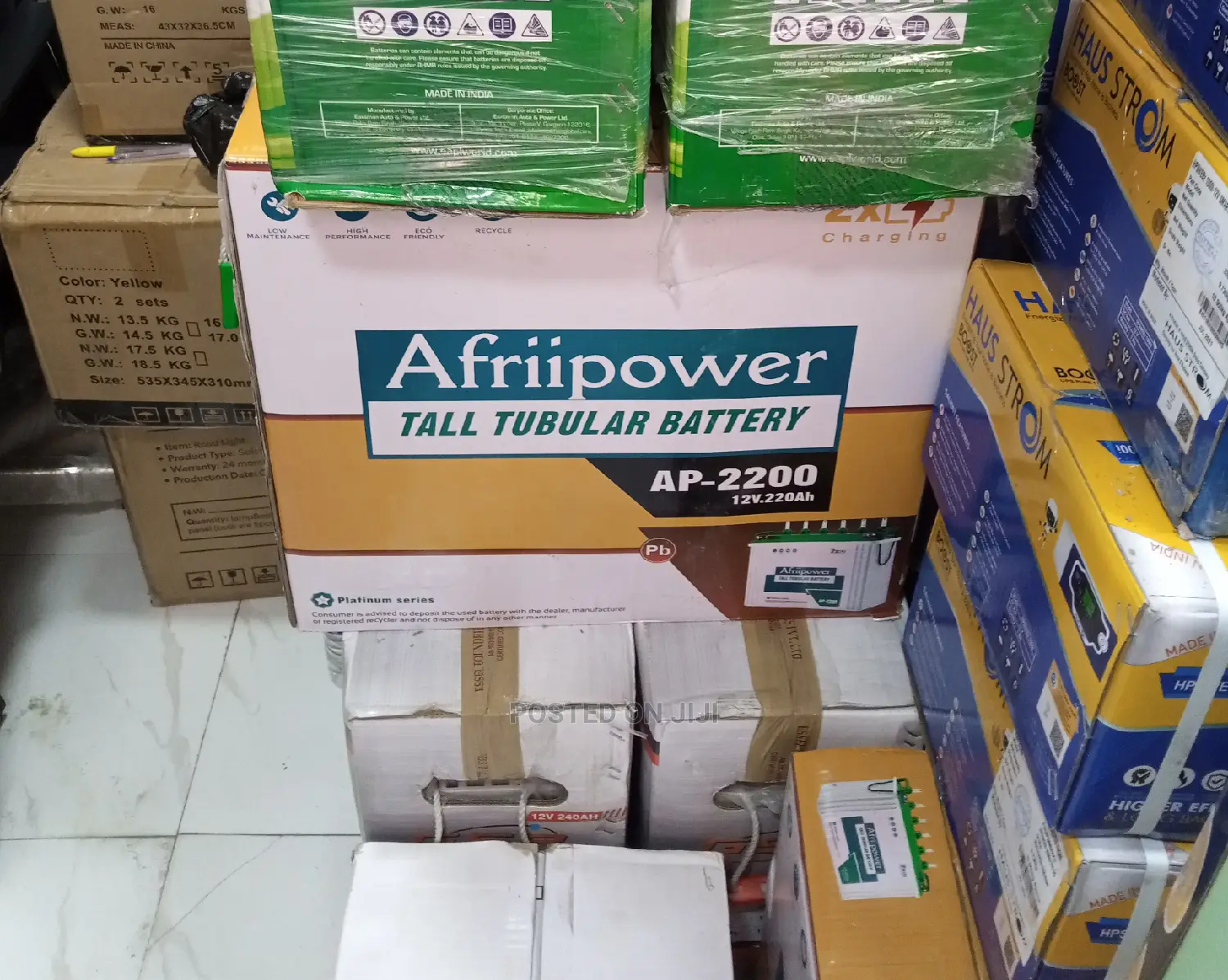 220ah Afriipower Tall Tubular