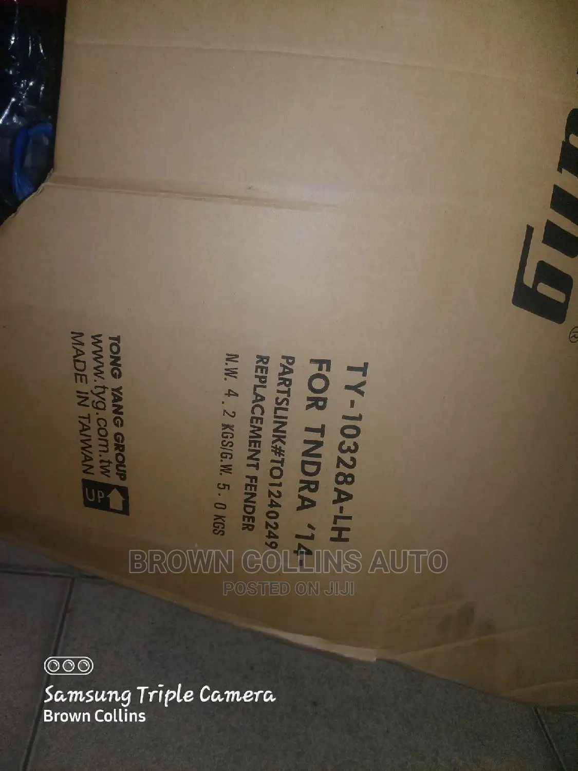 Left Side Fender Tundra 2016-2021