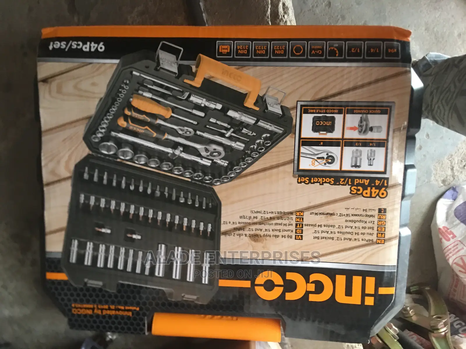 Ingco 94pcs of Socket Set