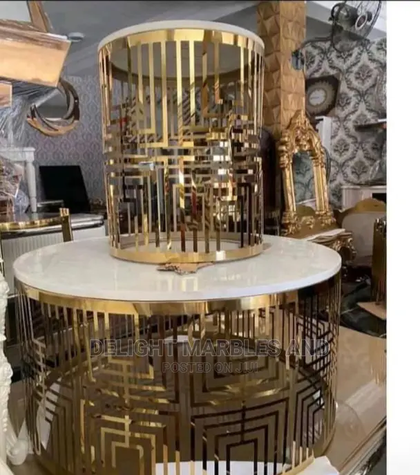 Quality Tempered Glass Top Bronze/Steel Work Center Table.