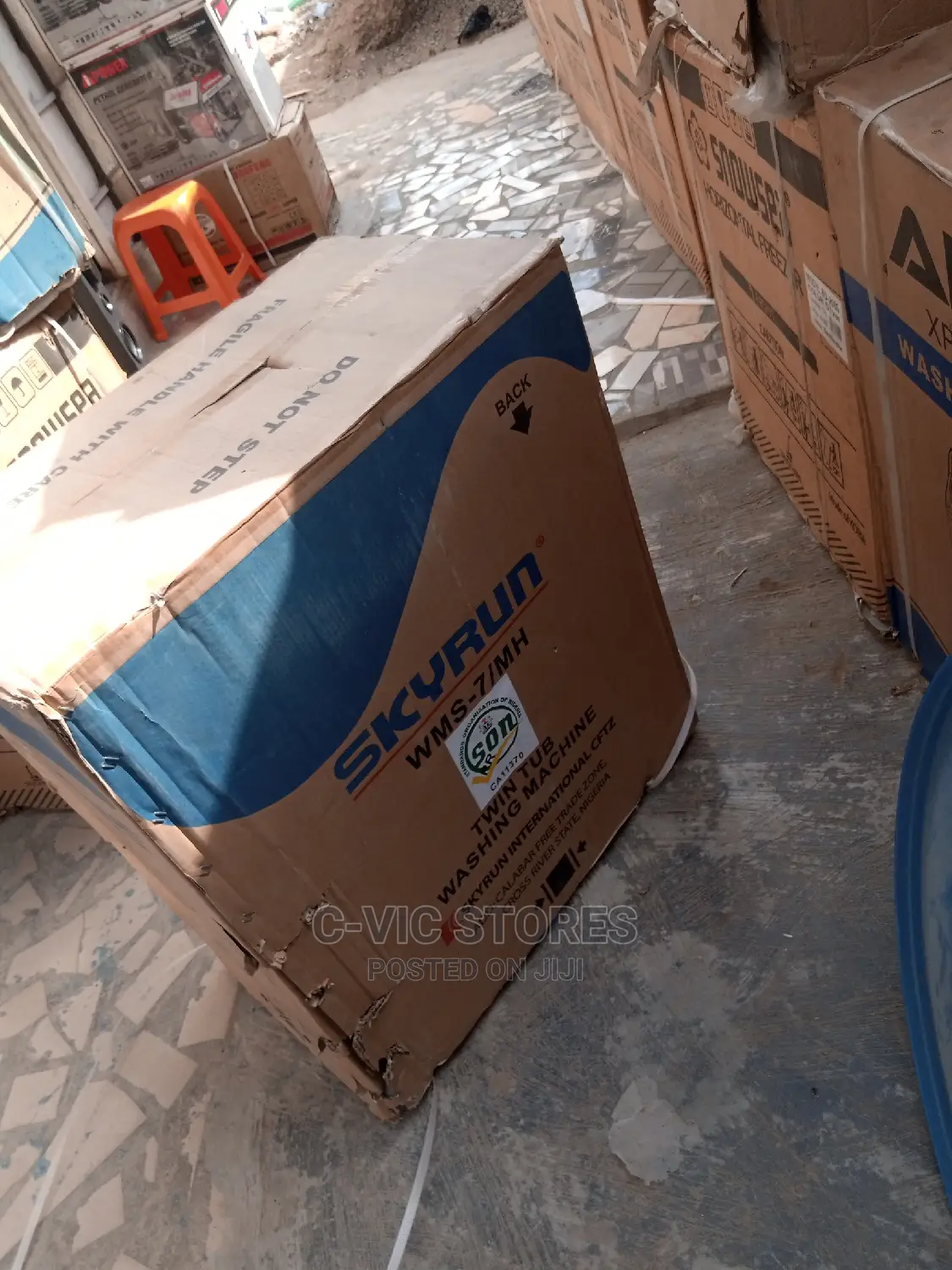 Skyrun 7kg Twin Tub Semi-Automatic Washing Machine WMS-7/M