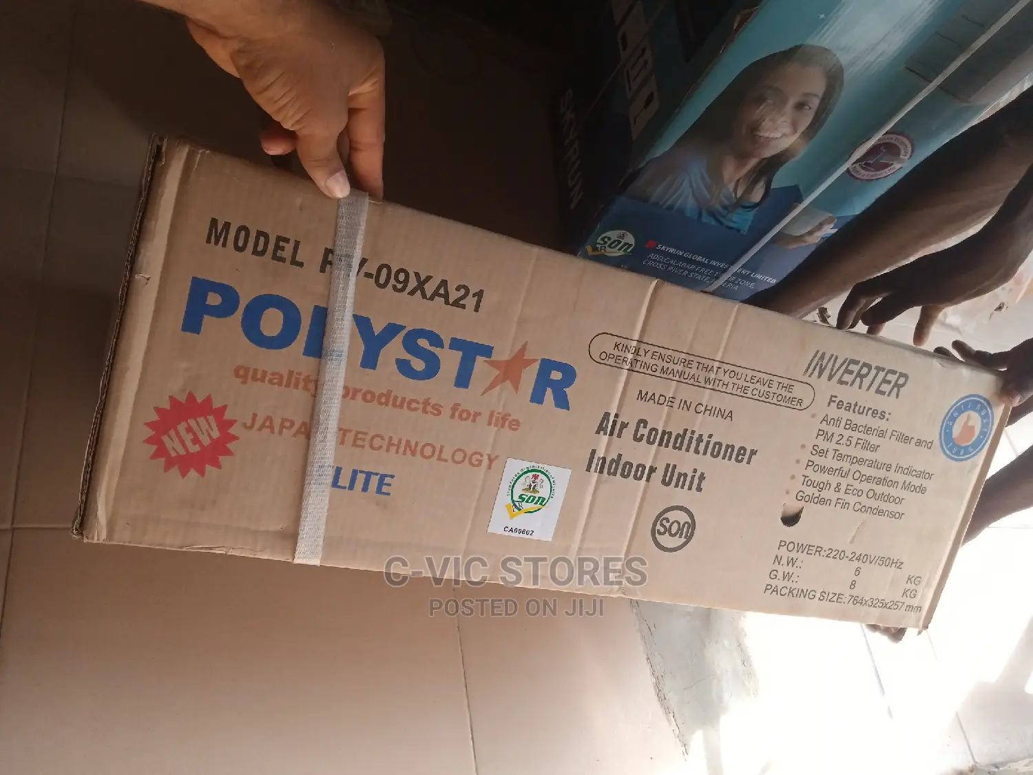 Polystar 1hp Split Inverter Air Conditioner With Kit