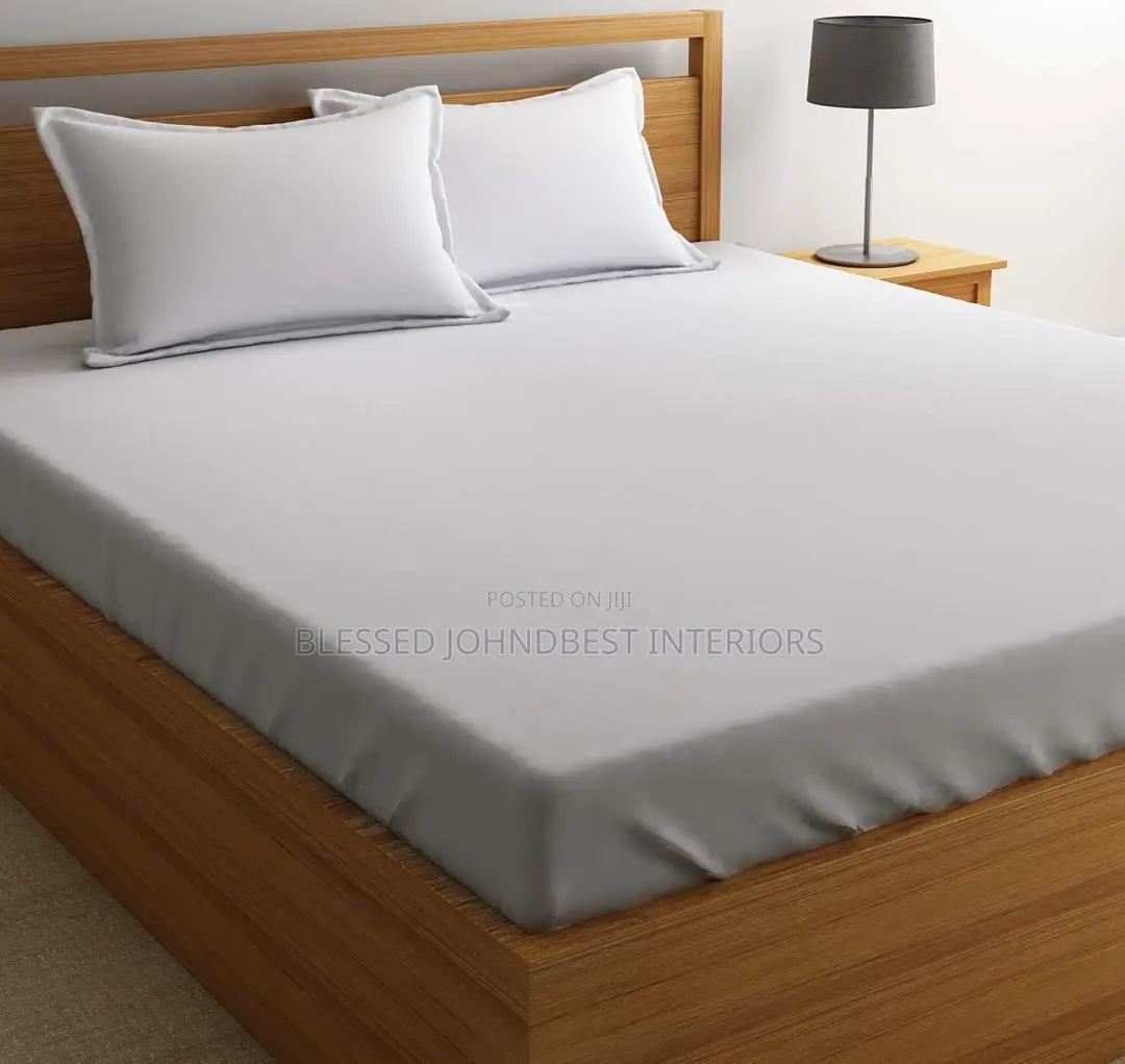Plain Bedsheet and Pillowcases