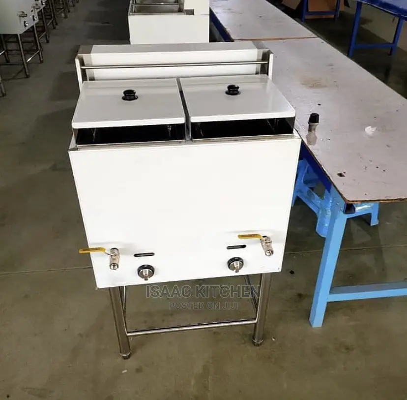 Industrial Gas Deep Fryer Standing
