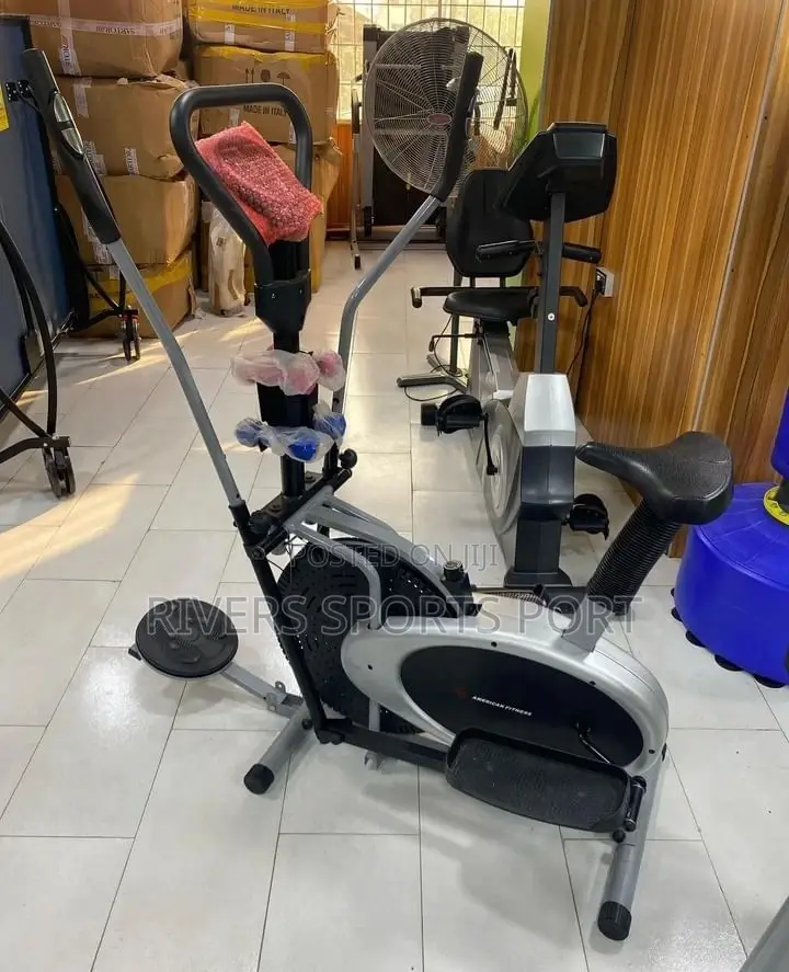 Americanfit Orbitrac Elliptical Bike With Dumbbell Twister
