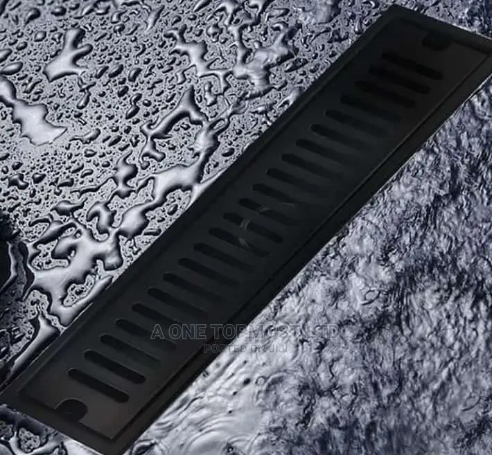 Black Floor Drain 40cm