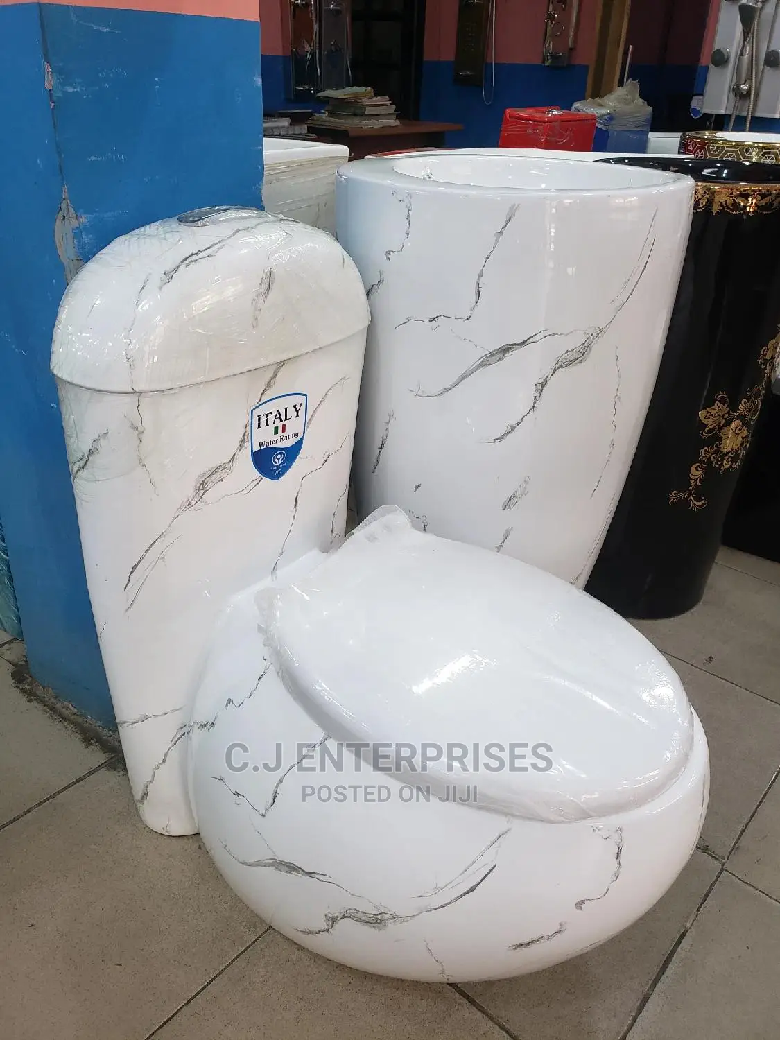 Water Closet With Standing Basin